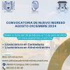 Convocatoria de Nuevo Ingreso 2024
