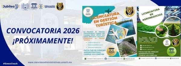 FCA CAMPUS VIII-COMITÁN OFRECERÁ 2 NUEVAS LICENCIATURAS EN EL 2026