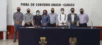 FCA-CVIII y Canaco Servytur Comitán firman carta de colaboración
