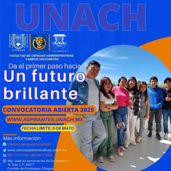 ¡Súmate a la FCA CVIII-Comitán. Nuevo plazo, el 5 de mayo!