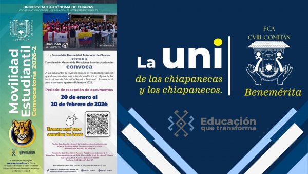 CONVOCATORIA DE MOVILIDAD ESTUDIANTIL 2026