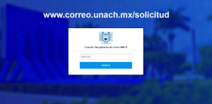 Recupera la contraseña o crea tu correo institucional UNACH