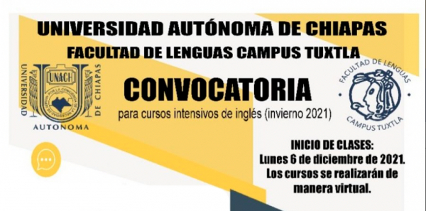Cursos Intensivos de Inglés, Invierno 2021