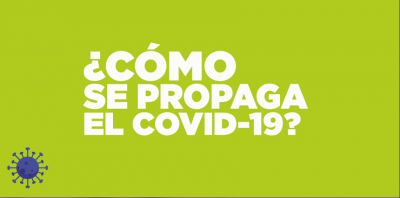 ¿Cómo se propaga el COVID 19?