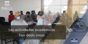 Las actividades académicas han dado inicio