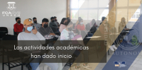 Las actividades académicas han dado inicio