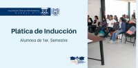 Brindan plática de inducción a estudiantes de nuevo ingreso.