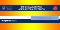 Información para Aspirantes Aceptados